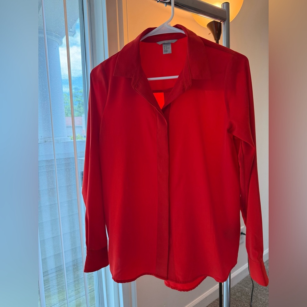 💥H&M Vibrant Red Blouse💥